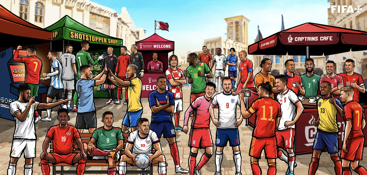 Poster oficial de la Copa Mundial 2022