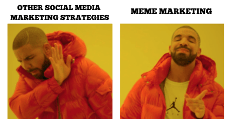 meme marketing drake